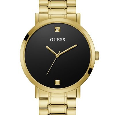 Guess Men's Gold Tone Case Gold Tone Stainless Steel  Watch U1315G2