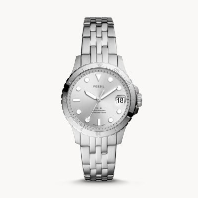 Fossil Women's FB-01 Three-Hand Date Stainless Steel Watch ES4744