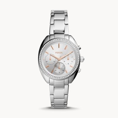 Fossil Women's Vale Chronograph Stainless Steel Watch BQ3657