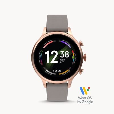 Fossil Women's Gen 6 Smartwatch Gray Leather FTW6079V