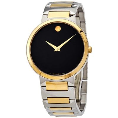 Movado Men's Swiss Temo Quartz Black Dial Men's Watch 0607293