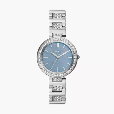 Fossil Women's Karli Three-Hand Stainless Steel Watch BQ3865