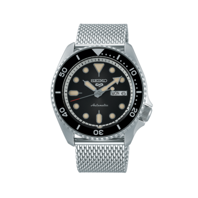 Seiko 5 Men's Automatic Sports Black Dial Watch SRPD73K1