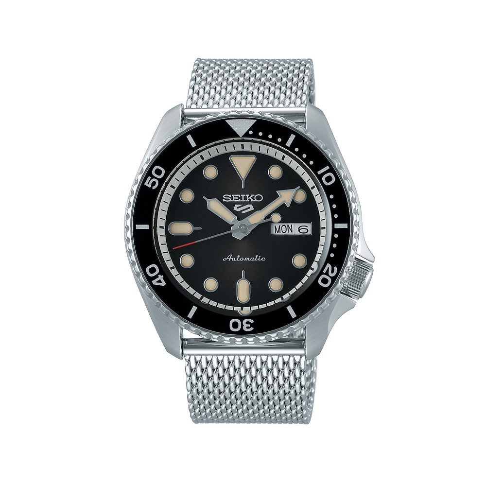 Seiko 5 Men's Automatic Sports Black Dial Watch SRPD73K1