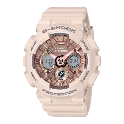 Casio Women's G-Shock S Series  Illumination Analog Digital Watch GMA-S120Mf-4A