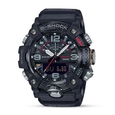 Casio Men's G-Shock Perpetual Alarm World Time Chronograph Quartz Analog-Digital Black Dial Watch GGB100-1A