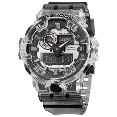 CASIO  Men's G-Shock World Time Chronograph Quartz Analog-Digital Watch GA700SK-1