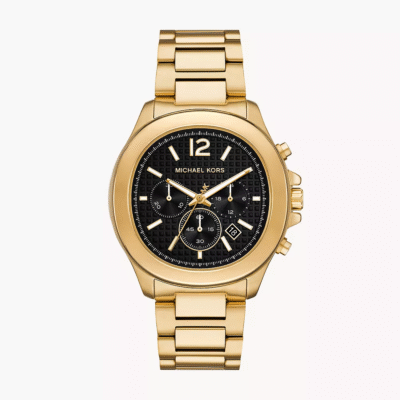 Michael Kors Men's Sage Chronograph Gold-Tone Stainless Steel Watch MK9192