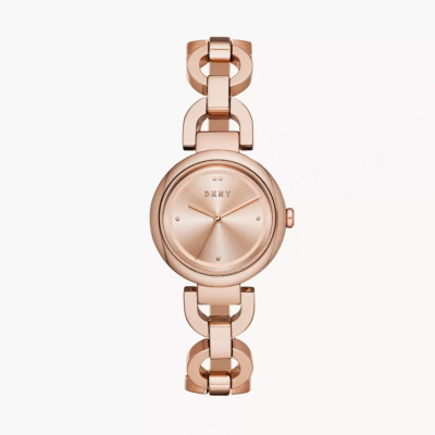 DKNY Women's Eastside Three-Hand Rose Gold-Tone Stainless NY2769