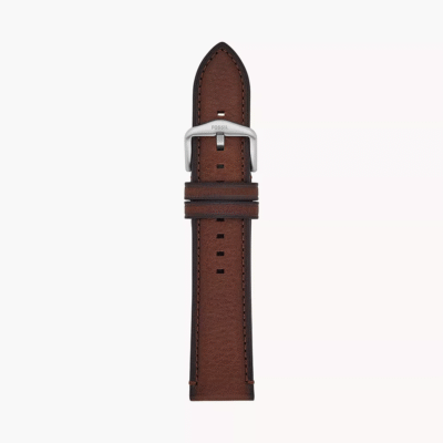 Fossil 22mm Dark Brown LiteHide™ Leather Strap S221498